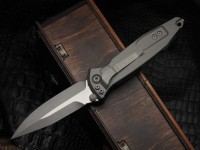 Microtech Socom Elite Manual Spear Point Apocalyptic Natural Clear Signature Series 160-10APNCSS