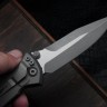 Microtech Socom Elite Manual Spear Point Apocalyptic Natural Clear Signature Series 160-10APNCSS
