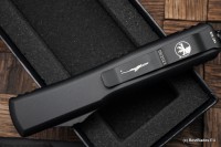 Microtech Ultratech OD Green Frag G-10 Top Tactical Standard &amp; Double Edge Full Serrated Signature Series 122-3FRGTODS