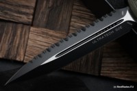 Microtech Ultratech OD Green Frag G-10 Top Tactical Standard &amp; Double Edge Full Serrated Signature Series 122-3FRGTODS