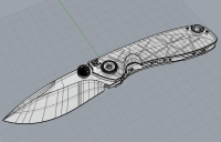 Pre Order CKF / Cpprhd Rampage Black Crystal Titanium Handle &amp; Blackwash M398