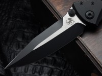 Microtech Socom Elite Spear Point Manual Black Tactical Standard 160-1TSS