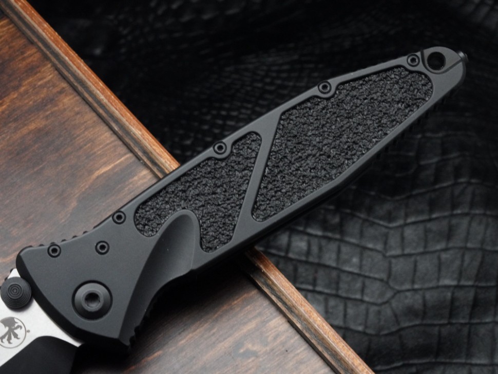 Microtech Socom Elite Spear Point Manual Black Tactical Standard 160-1TSS