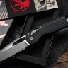 Microtech Knives MSI RAM LOK Black Polymer Injection Molded & Apocalyptic Partial Serrated M390MK 210T-11APPMBK