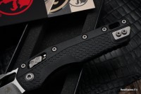 Microtech Knives MSI RAM LOK Black Polymer Injection Molded &amp; Apocalyptic Partial Serrated M390MK 210T-11APPMBK