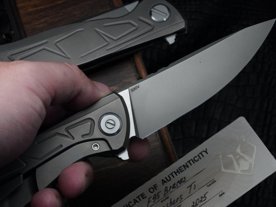 Shirogorov F95 Braces (S90V, Ti, washers)