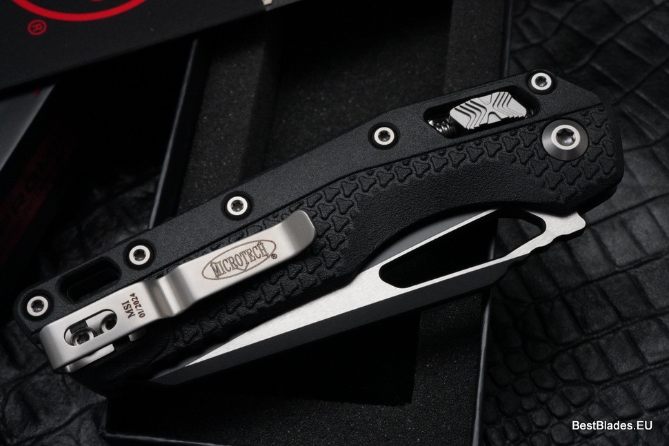 Microtech Knives MSI RAM LOK Black Polymer & Black M390MK 210T-1PMBK