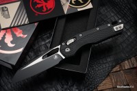 Microtech Knives MSI RAM LOK Black Polymer &amp; Black M390MK 210T-1PMBK