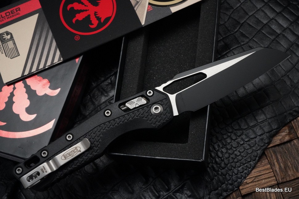 Microtech Knives MSI RAM LOK Black Polymer & Black M390MK 210T-1PMBK