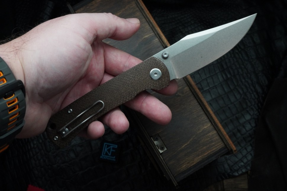 CKF Echo Balem Micarta (Elmax, micarta, Deduhin Design)