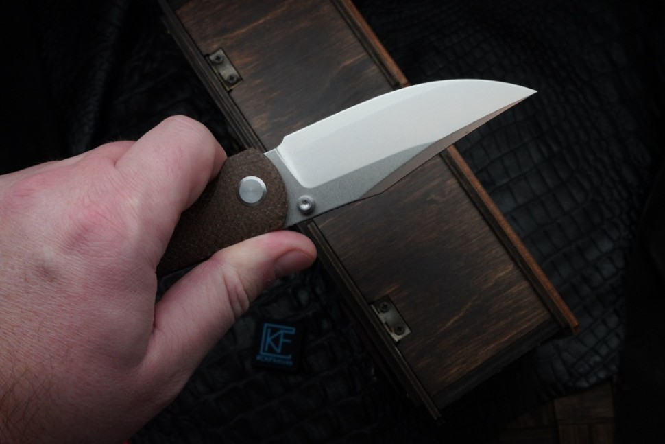 CKF Echo Balem Micarta (Elmax, micarta, Deduhin Design)