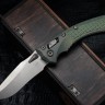 Microtech Marfione Select Amphibian RAM LOK Antique Green Frag Titanium Handles & Bronze M390MK & Bronzed Accents 137RL-13FRMS1