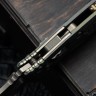 Microtech Marfione Select Amphibian RAM LOK Antique Green Frag Titanium Handles & Bronze M390MK & Bronzed Accents 137RL-13FRMS1