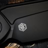 Microtech ANAX Titanium DLC Tanto M390 & Carbon Fiber Inlay 191C-1DLCTCFITI