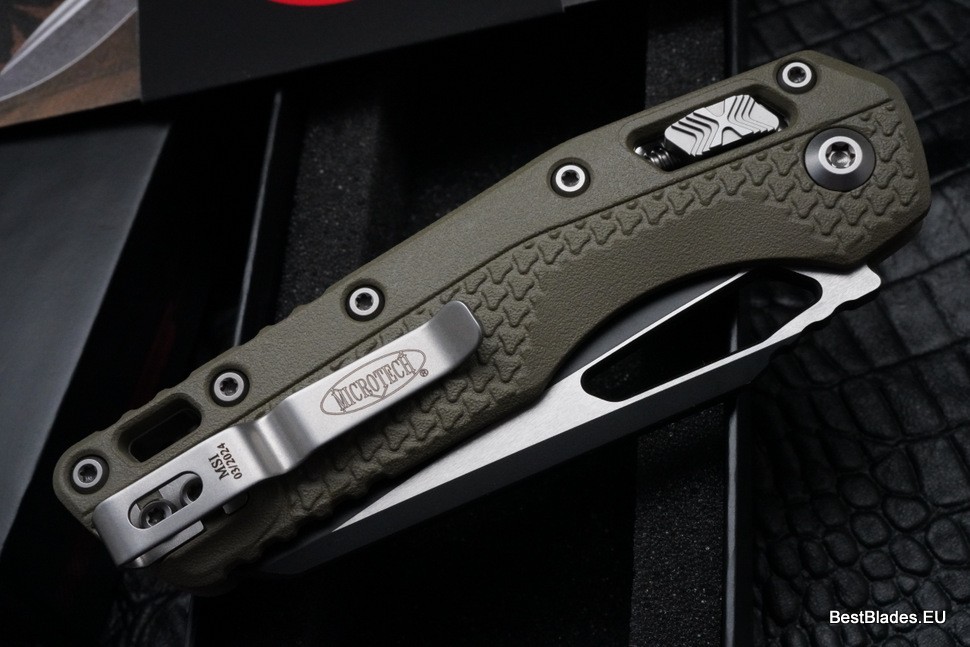 Microtech Knives MSI RAM LOK Black Polymer & Black M390MK 210T-1PMOD