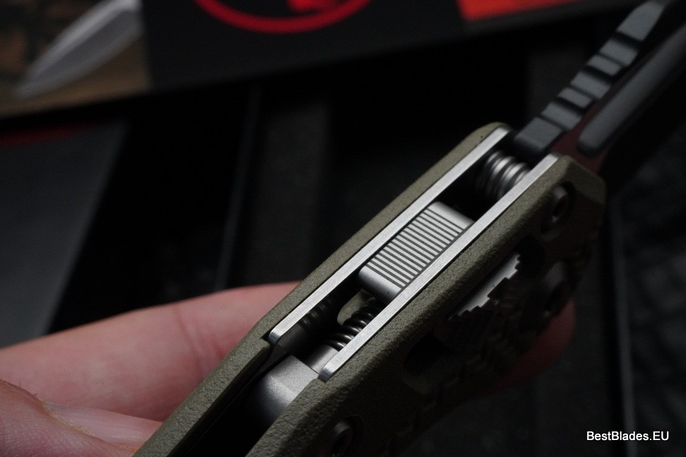 Microtech Knives MSI RAM LOK Black Polymer & Black M390MK 210T-1PMOD