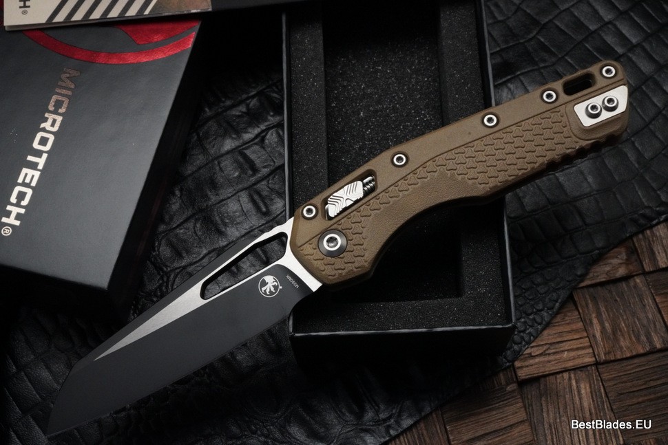 Microtech Knives MSI RAM LOK Black Polymer & Black M390MK 210T-1PMDE