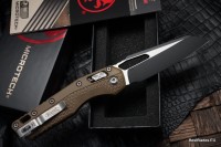 Microtech Knives MSI RAM LOK Black Polymer &amp; Black M390MK 210T-1PMDE