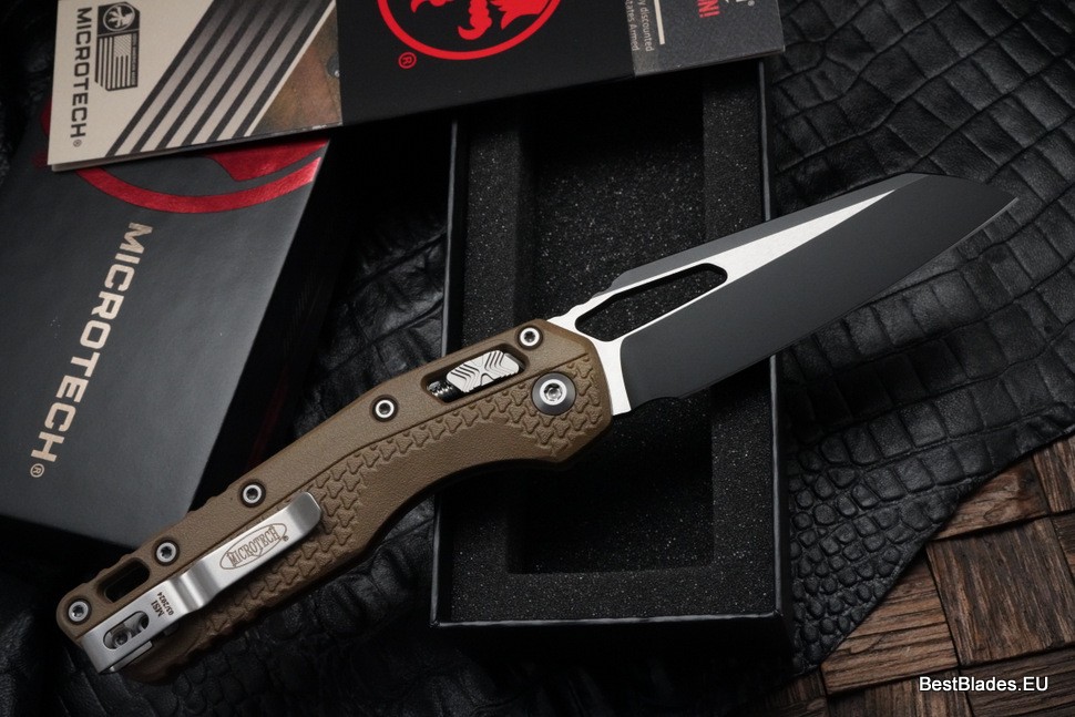 Microtech Knives MSI RAM LOK Black Polymer & Black M390MK 210T-1PMDE