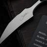 Microtech & Bastinelli Bee Marfione Select Stonewash w/ Stonewash Handles & Blue Hardware 218-10MS3