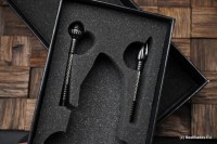 Microtech ANAX Titanium DLC &amp; Carbon Fiber Inlay 190C-1DLCTCFITI