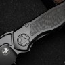 Microtech ANAX Titanium DLC & Carbon Fiber Inlay 190C-1DLCTCFITI