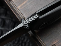 Poikilo Blade Tuna Standard 1 w/ Woodgrain Carbon Fiber Handles &amp; Dark Stonewash M398