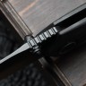 Poikilo Blade Tuna Standard 1 w/ Woodgrain Carbon Fiber Handles & Dark Stonewash M398