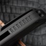 Poikilo Blade Tuna Standard 1 w/ Woodgrain Carbon Fiber Handles & Dark Stonewash M398