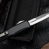 Microtech Knives Mini Hera 2 Stonewash Bayonet M390MK w/ Black Handle 1701M-10