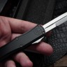 Microtech Knives Mini Hera 2 Stonewash Bayonet M390MK w/ Black Handle 1701M-10