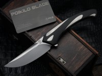 Poikilo Blade Orca Standard w/ Titanium Handles &amp; Pearlescent Stonewash M398