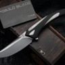 Poikilo Blade Orca Standard w/ Titanium Handles & Pearlescent Stonewash M398