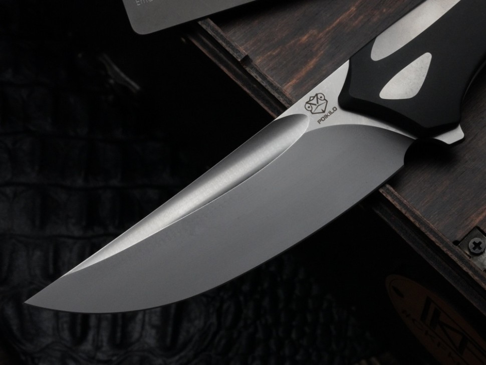 Poikilo Blade Orca Standard w/ Titanium Handles & Pearlescent Stonewash M398