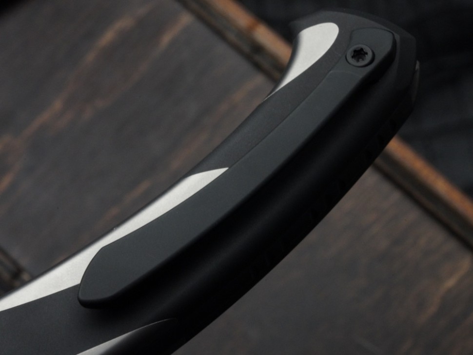 Poikilo Blade Orca Standard w/ Titanium Handles & Pearlescent Stonewash M398