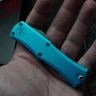 Microtech Knives Mini Hera 2 Stonewash Bayonet M390MK & Turquoise 1701M-10TQ