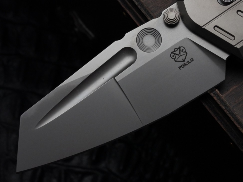 Poikilo Blade Task Vader S1 Titanium Handles w/ Pearlescent M398