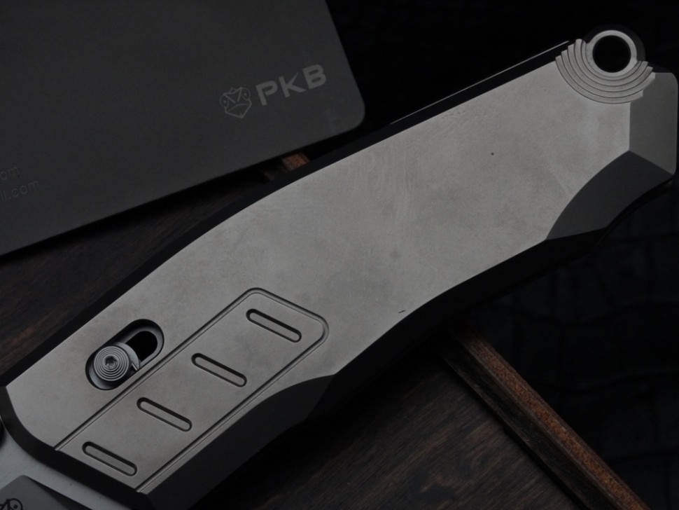 Poikilo Blade Task Vader S1 Titanium Handles w/ Pearlescent M398