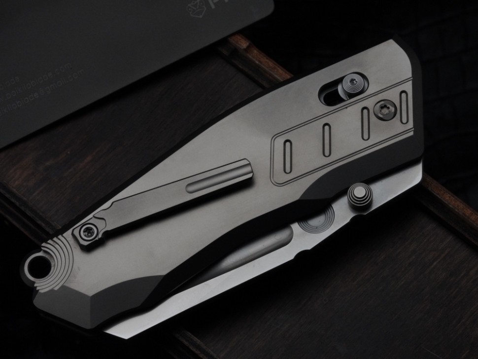 Poikilo Blade Task Vader S1 Titanium Handles w/ Pearlescent M398