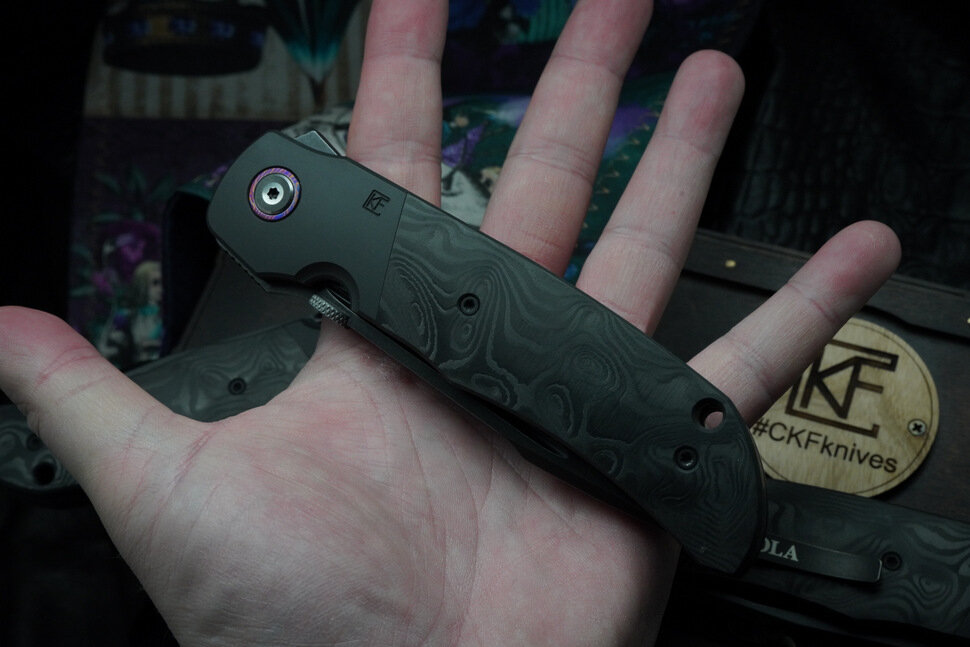 CKF/Bob Terzuola Eagle Rock -Zirc S90V Blackwash-