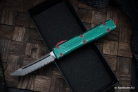 Microtech Ultratech Bounty Hunter w/ Tanto Stonewash Full Serrated 123-12BH