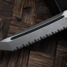 Microtech Ultratech Bounty Hunter w/ Tanto Stonewash Full Serrated 123-12BH