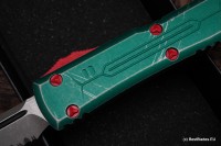 Microtech Ultratech Bounty Hunter w/ Tanto Stonewash Full Serrated 123-12BH