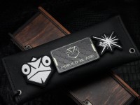 Poikilo Blade Nova S2 Dark Stonewash Titanium Handles w/ Two Tone DLC M390
