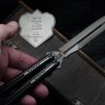 Poikilo Blade Nova S2 Dark Stonewash Titanium Handles w/ Two Tone DLC M390