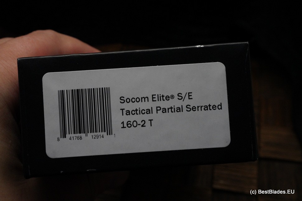 Microtech Socom Elite Single Edge Manual Partial Serrated Black Tactical Standard 160-2T