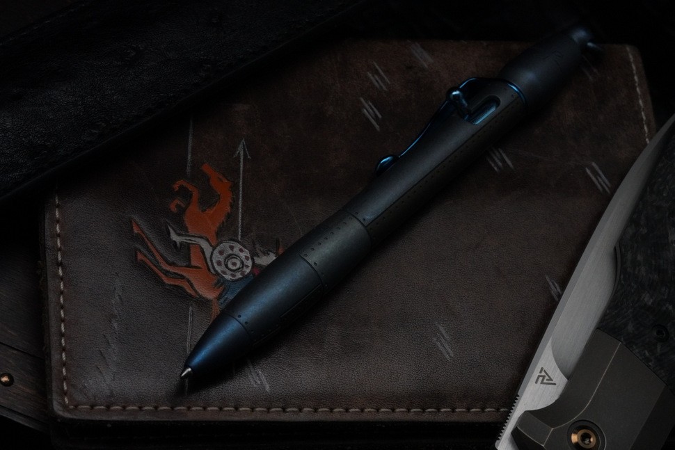 Streltsov luxury titanium pen -Amelia Aviator-
