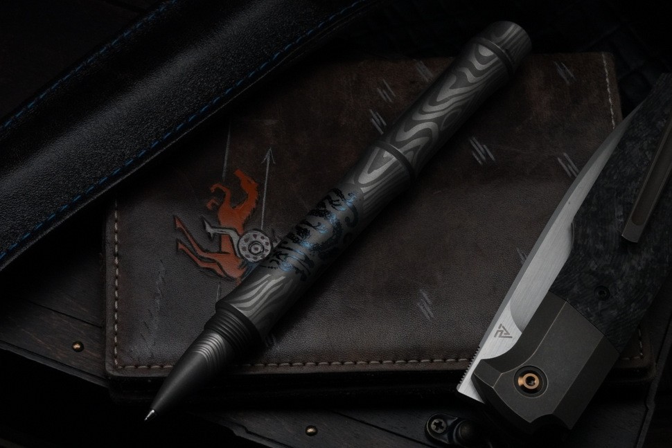 Streltsov luxury titanium pen -Hitori DR-