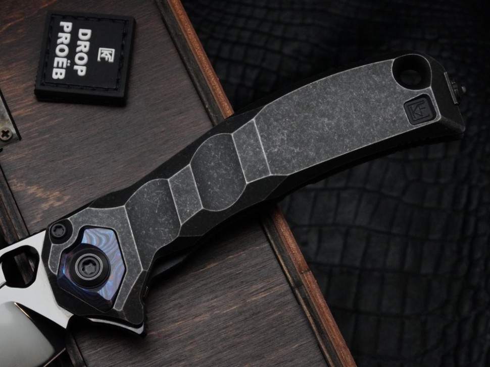 Integral RATAX collab (CKF, Marfione, Konygin) - BW handle, DLC mirror blade