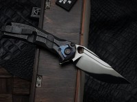 Integral RATAX collab (CKF, Marfione, Konygin) - BW handle, DLC mirror blade